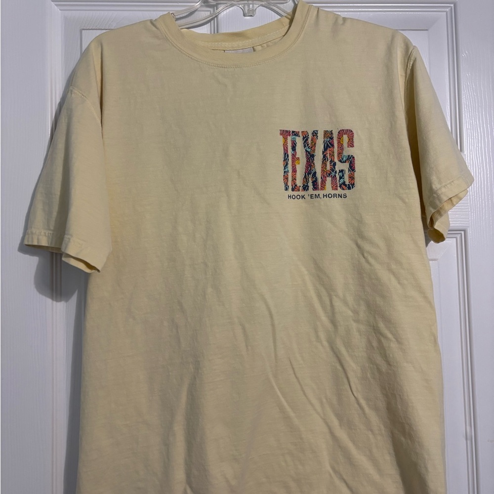 Texas Graphic Yellow T-Shirt